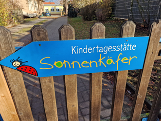 Schild Sonnenkäfer